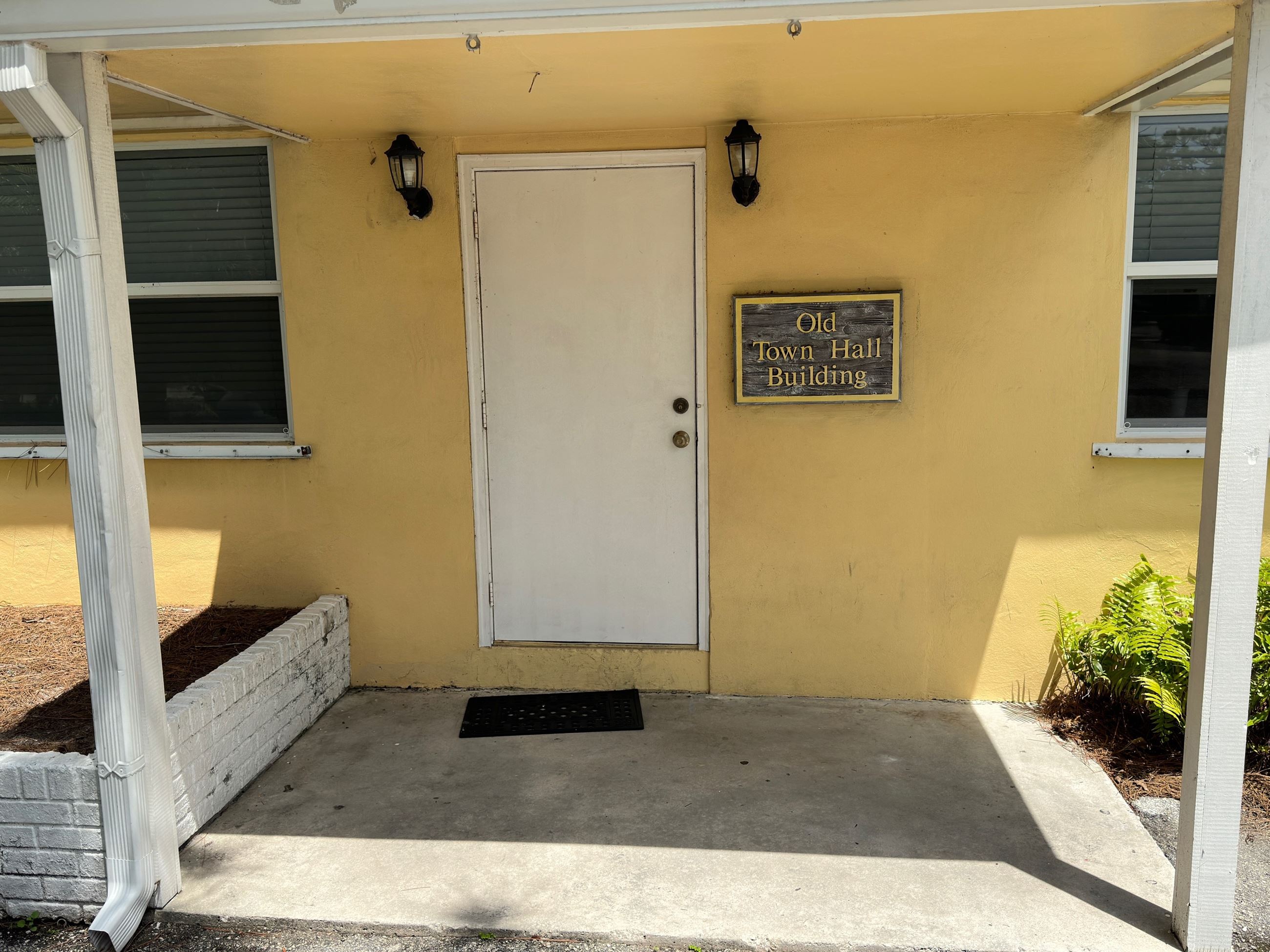 Old Town Hall front door