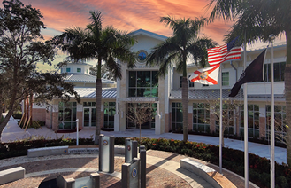 New Town Hall Front of Building
