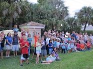 Group of Residents on crime prevention walk