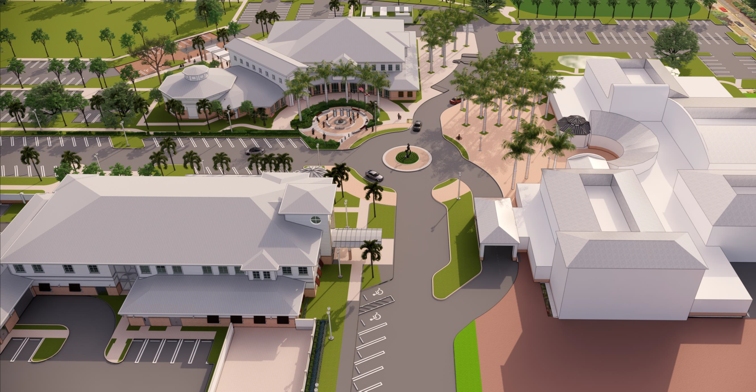 Birds Eye View From North