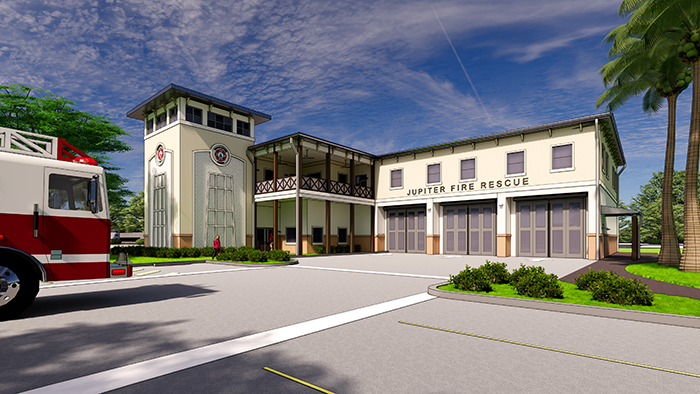 Cinquez Fire Station Rendering