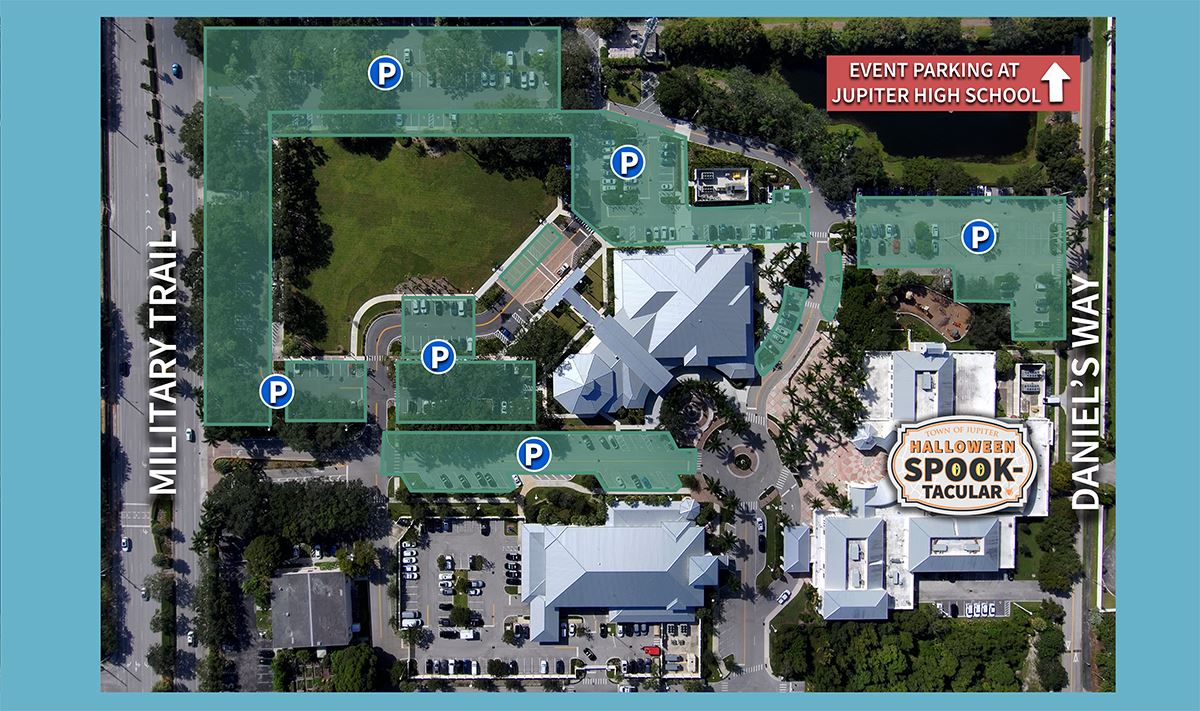Halloween Spooktacular Parking Map 2025