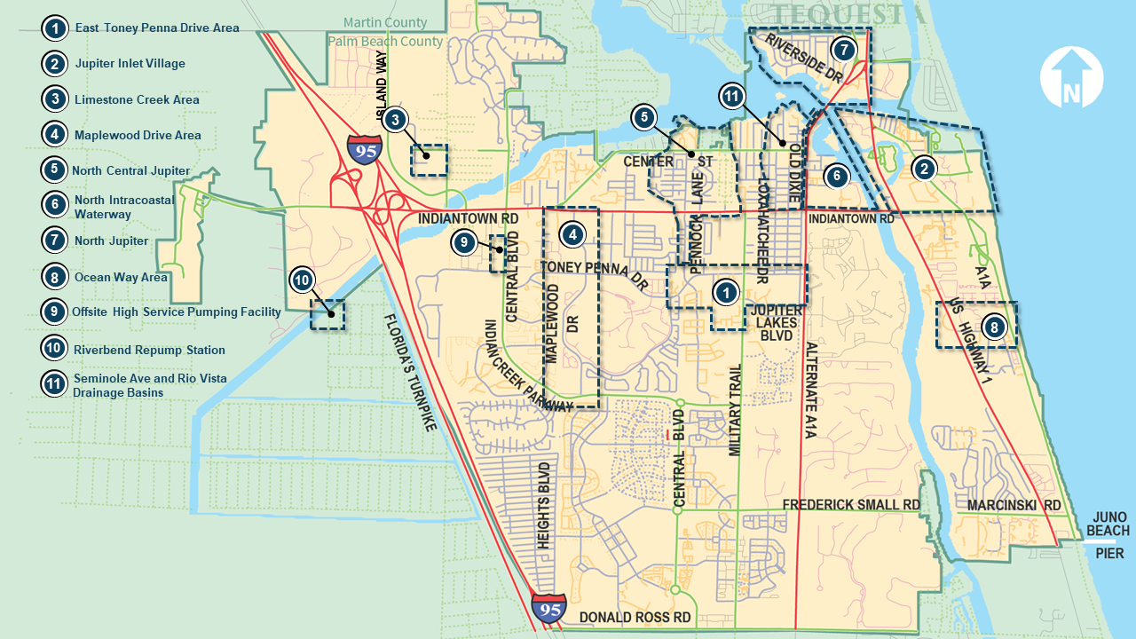 Vulnerability Assessment Focus Areas Map