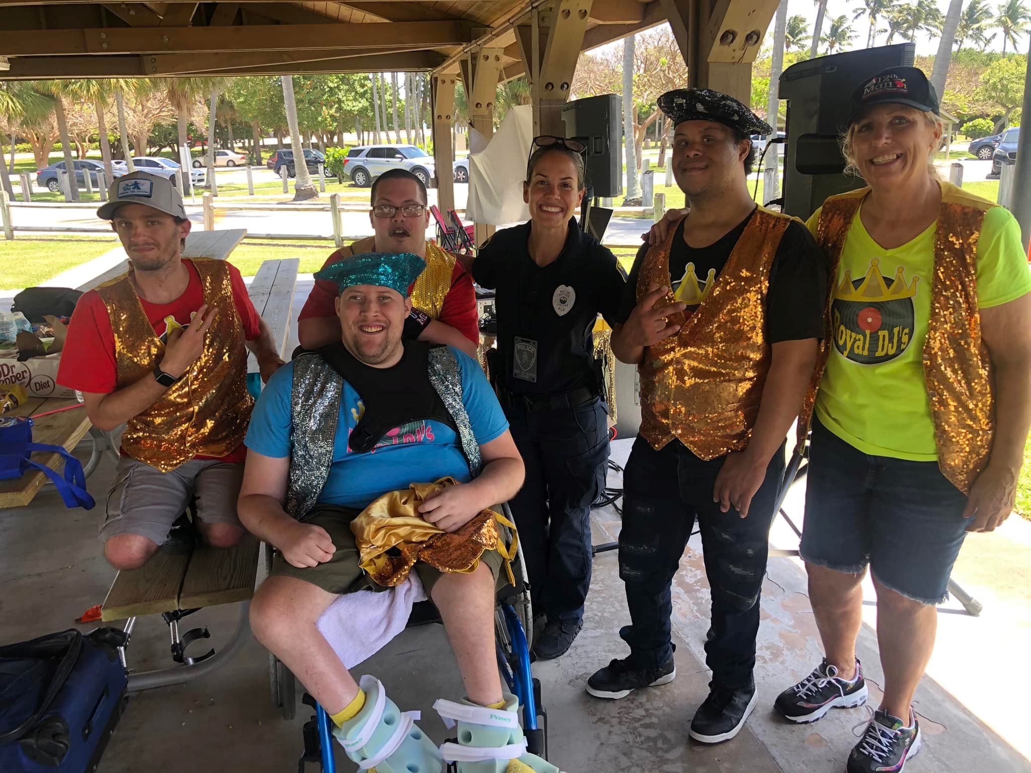 Royal DJS with Officer Royal DJS with Officer